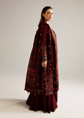 Hussain Rehar Dhanak 3PC Embroidered with Digital Printed Dupatta – ZC172