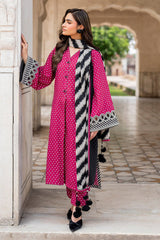 Baroque 3PC Karandi Printed Shirt with Karandi Printed Dupatta and Trouser – ZC829