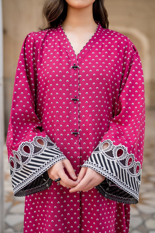 Baroque 3PC Karandi Printed Shirt with Karandi Printed Dupatta and Trouser – ZC829