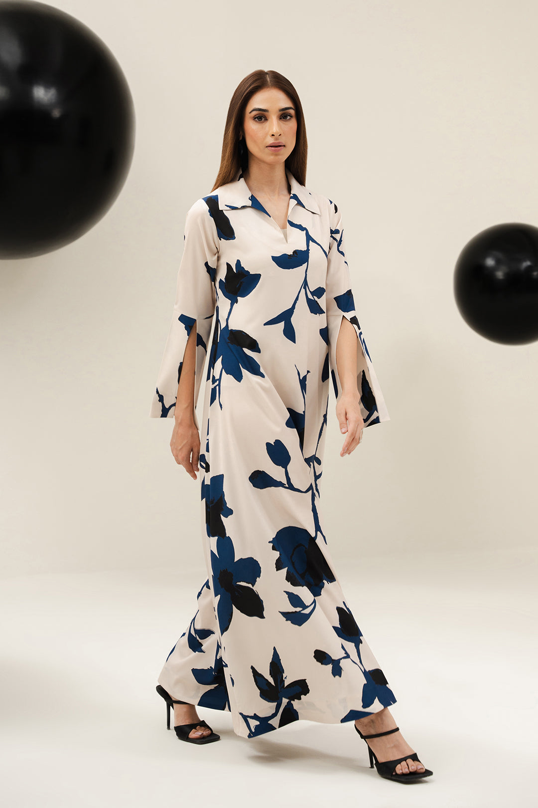 LULUSAR Luxe Silk 2PC Digital Printed Unstitched Dress – ZC852