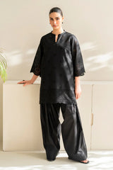 BAROQUE Dhanak 3PC Embroidered Suit with Chiffon Dupatta – ZC152