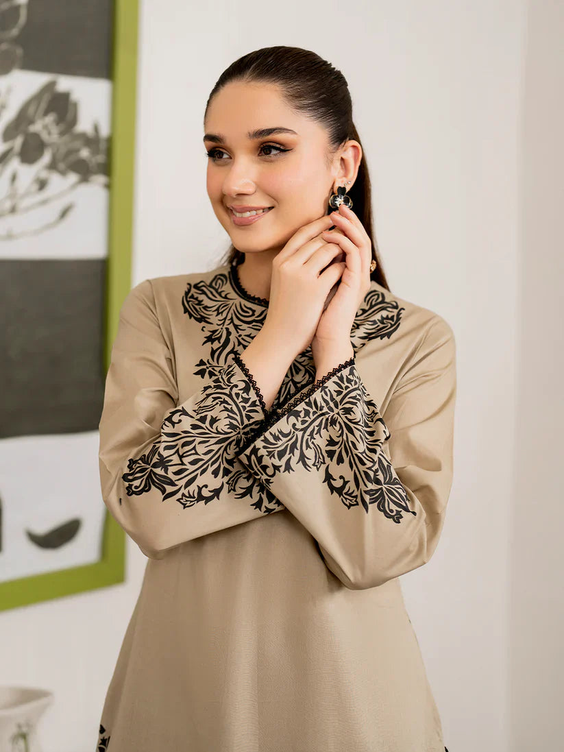 GRANEUT 3PC Dhanak Embroidered Shirt with Printed Dupatta – ZC680