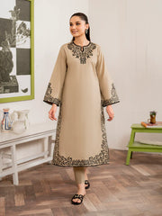 GRANEUT 3PC Dhanak Embroidered Shirt with Printed Dupatta – ZC680