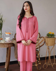 Dhanak Luxe 3PC Embroidered Unstitched Dress – ZC617