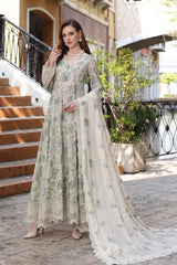 Dhanak 3PC Embroidered Shirt with Chiffon Embroidered Dupatta – ZC3172