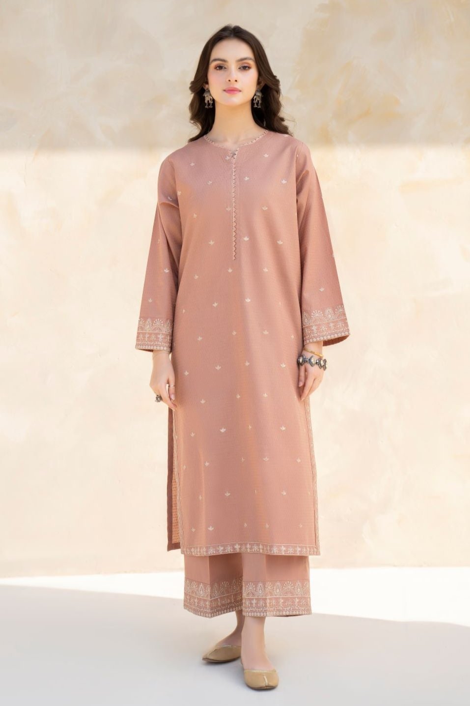Dhanak 2PC Embroidered Suit – ZC3295