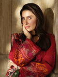 Dhanak 3PC Embroidered Shirt with Digital Printed Wool Shawl – ZC3350