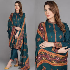 Kayseria Lawn 3PC Embroidered with Lawn Embroidered Dupatta – ZC1118