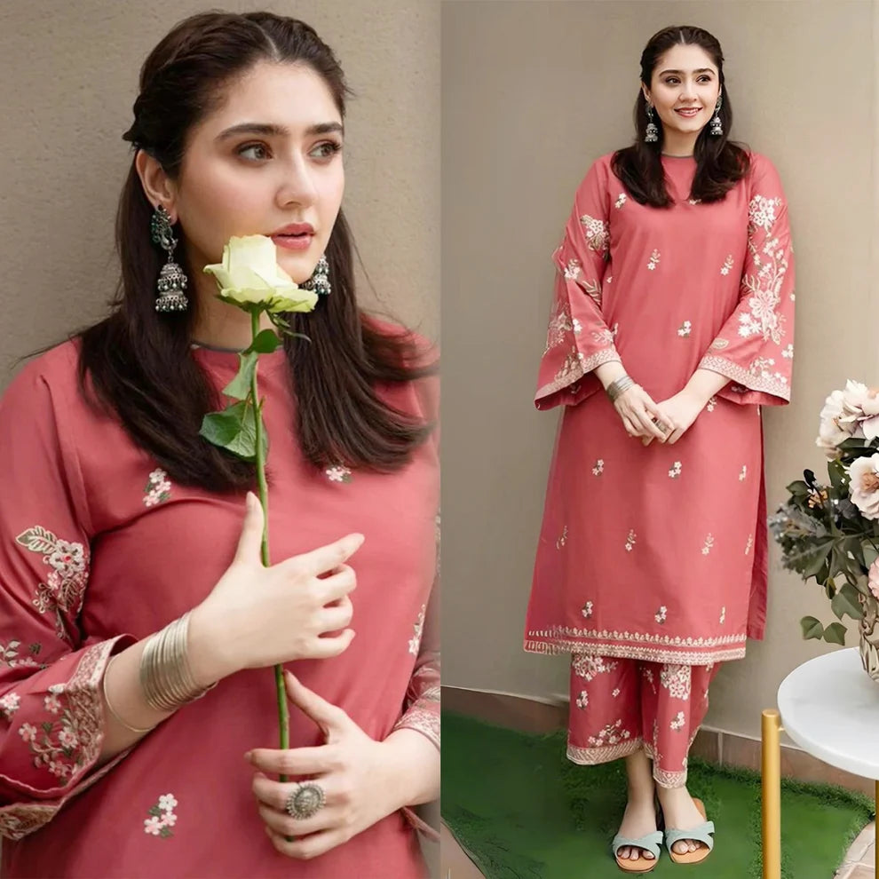 Urge Lawn 2PC Embroidered Shirt and Trouser – ZC1012