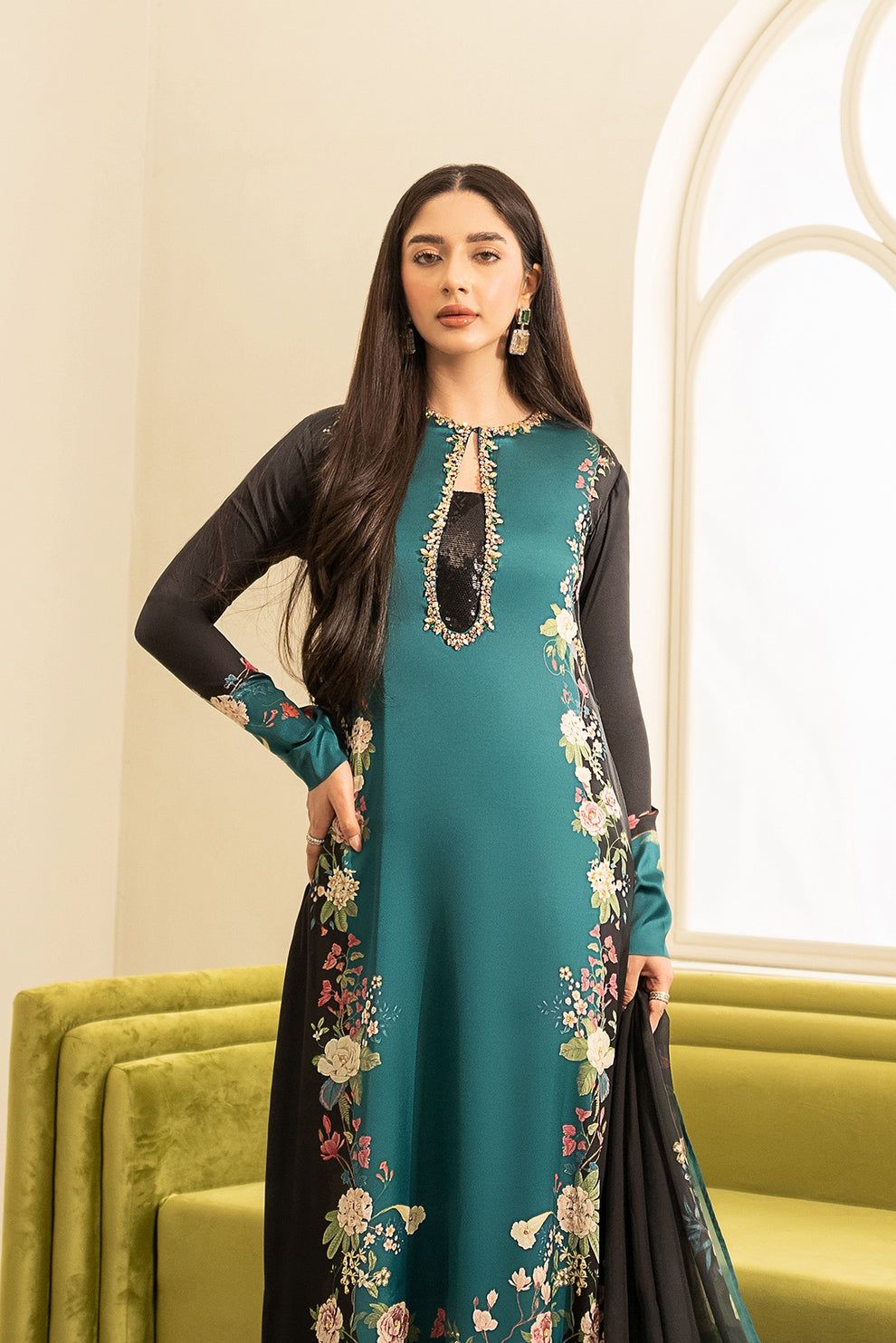 Lulusar Silk 3PC Digital Printed – ZC868