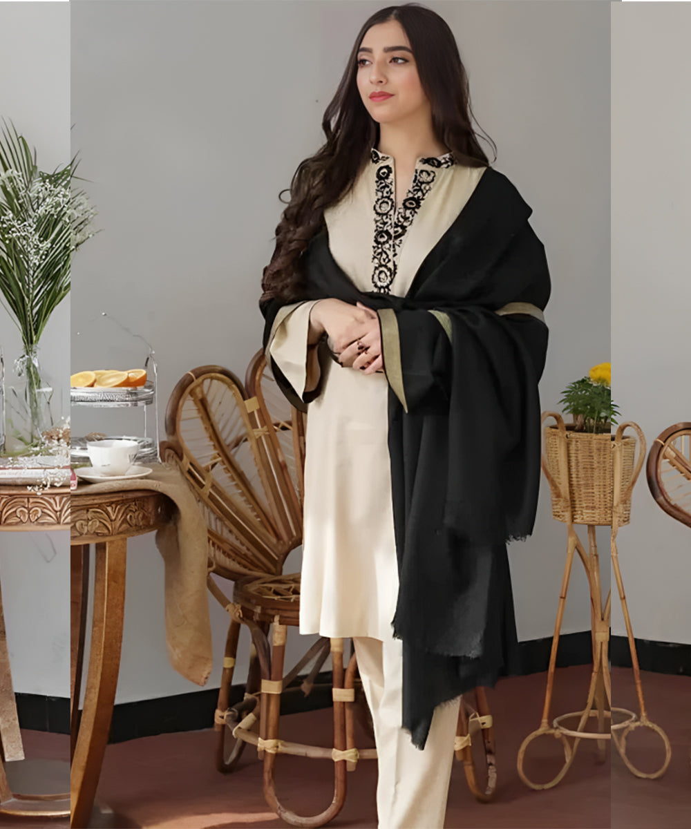 Dhanak 3PC Embroidered Suit – ZC612