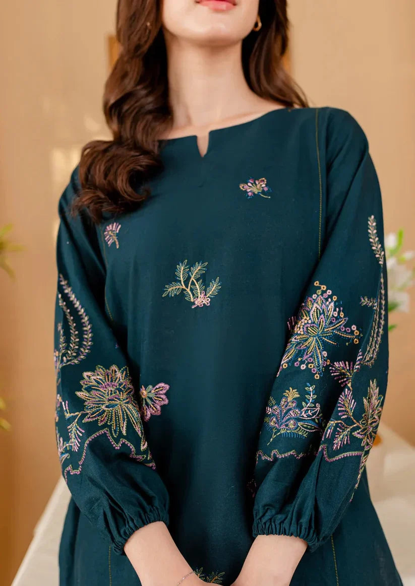 BATIK Dhanak Luxe 2PC Embroidered Unstitched Dress – ZC112