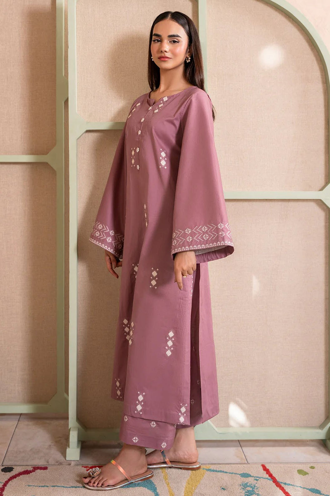 Dhanak-2pc Embroidered-3488