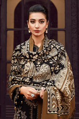 Lawn 3PC Embroidered Shirt with Digital Printed Jacquard Dupatta – ZC1171